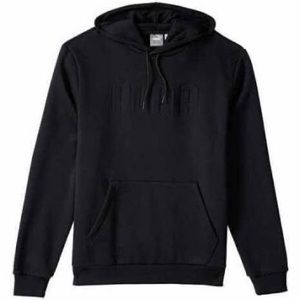 Puma medium black embossed pullover hoodie